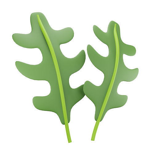 Vegetables and Fruits Icon Pack 3D Model Low-poly 3D model 4