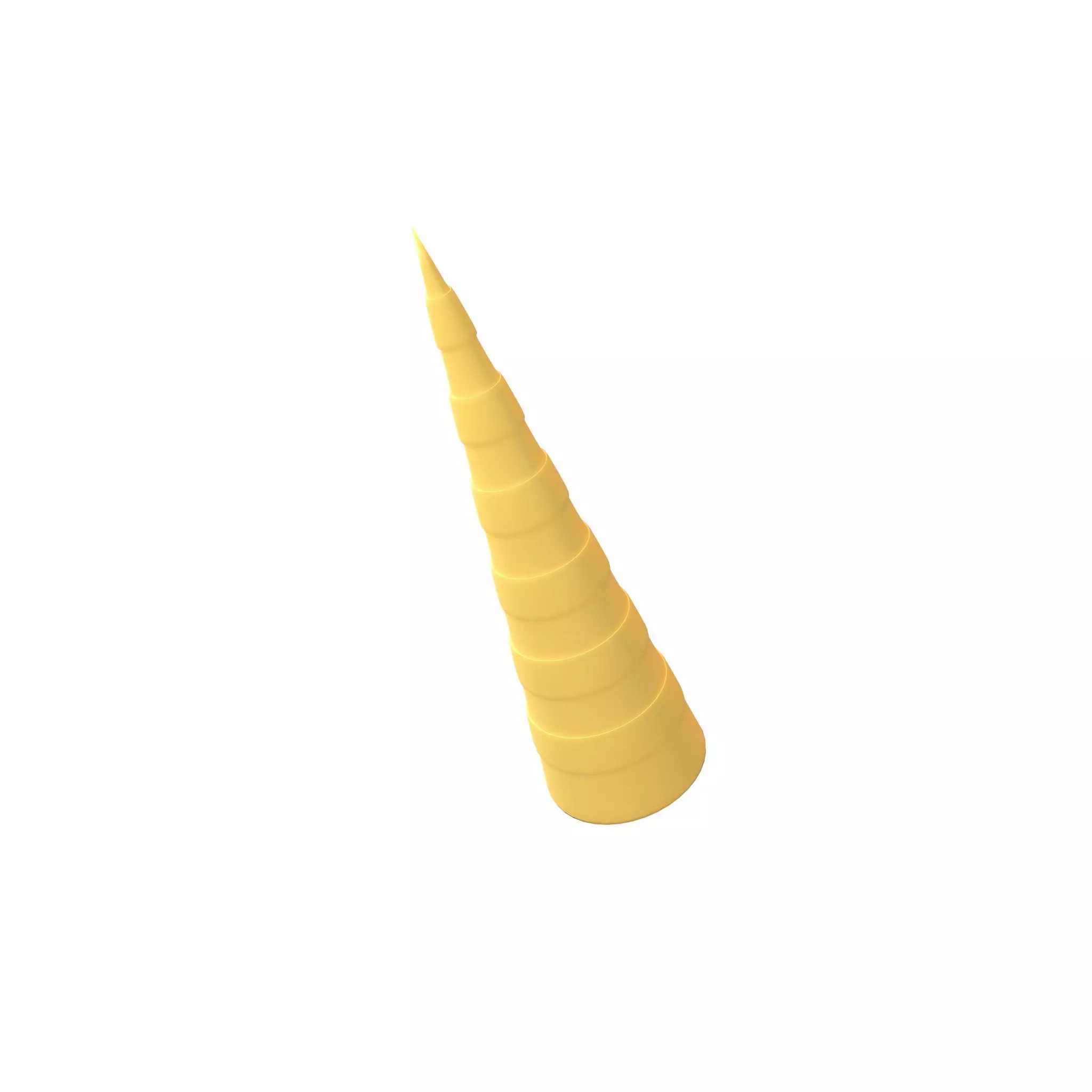 Unicorn Horn v1 001 Low-poly 3D model_0