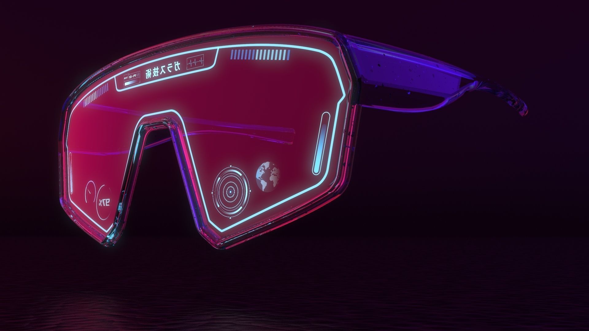 Sci fi helmet and glasses Bundle 3D Model Collection_9