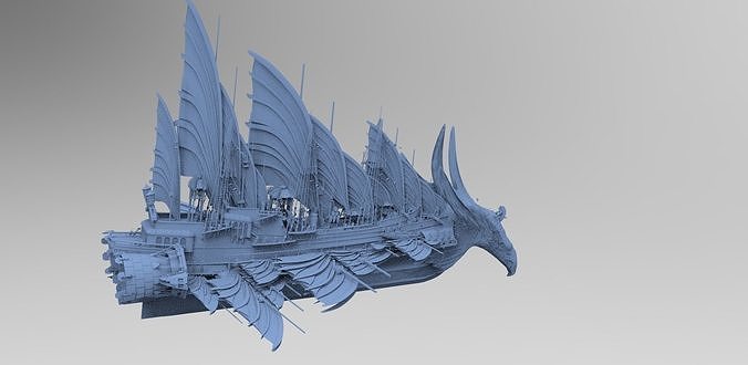 Eagle Fang Master Kings Airship 2 3D model