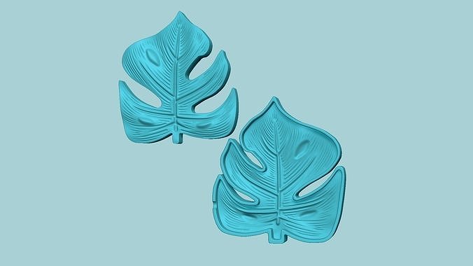 Adams Rib Leaf 02 - Molding Arrangement EVA Foam Craft 3D print model