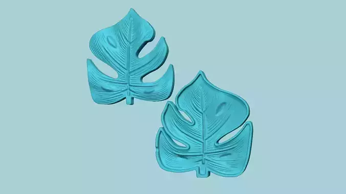 Adams Rib Leaf 02 - Molding Arrangement EVA Foam Craft 3D print model