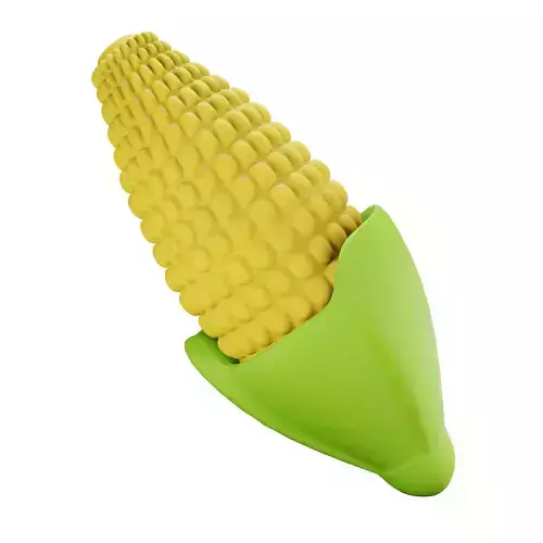 Corn 3D Model cob Low-poly 3D model