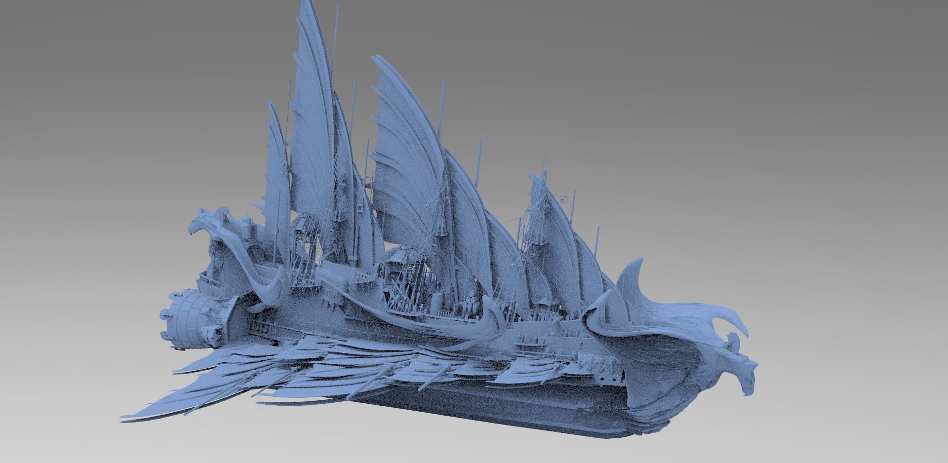 Eagle Fang Master Kings Airship  2 3D model_1