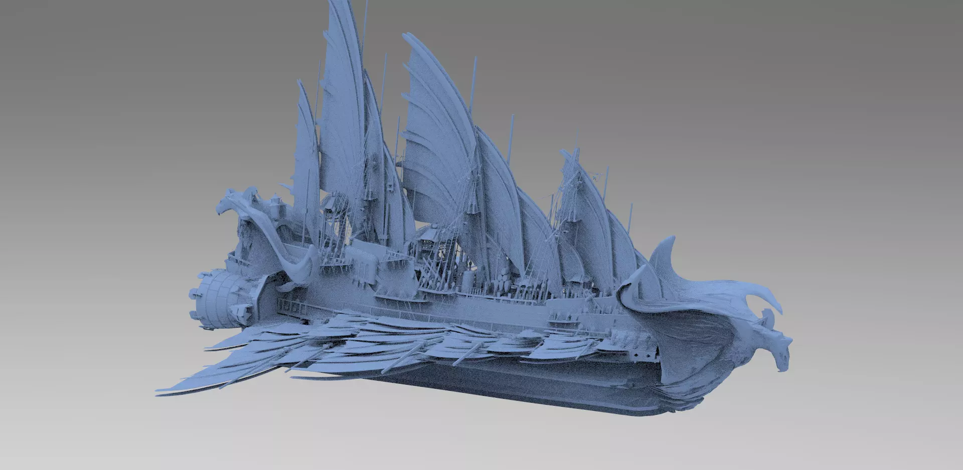 Eagle Fang Master Kings Airship  2 3D model_0