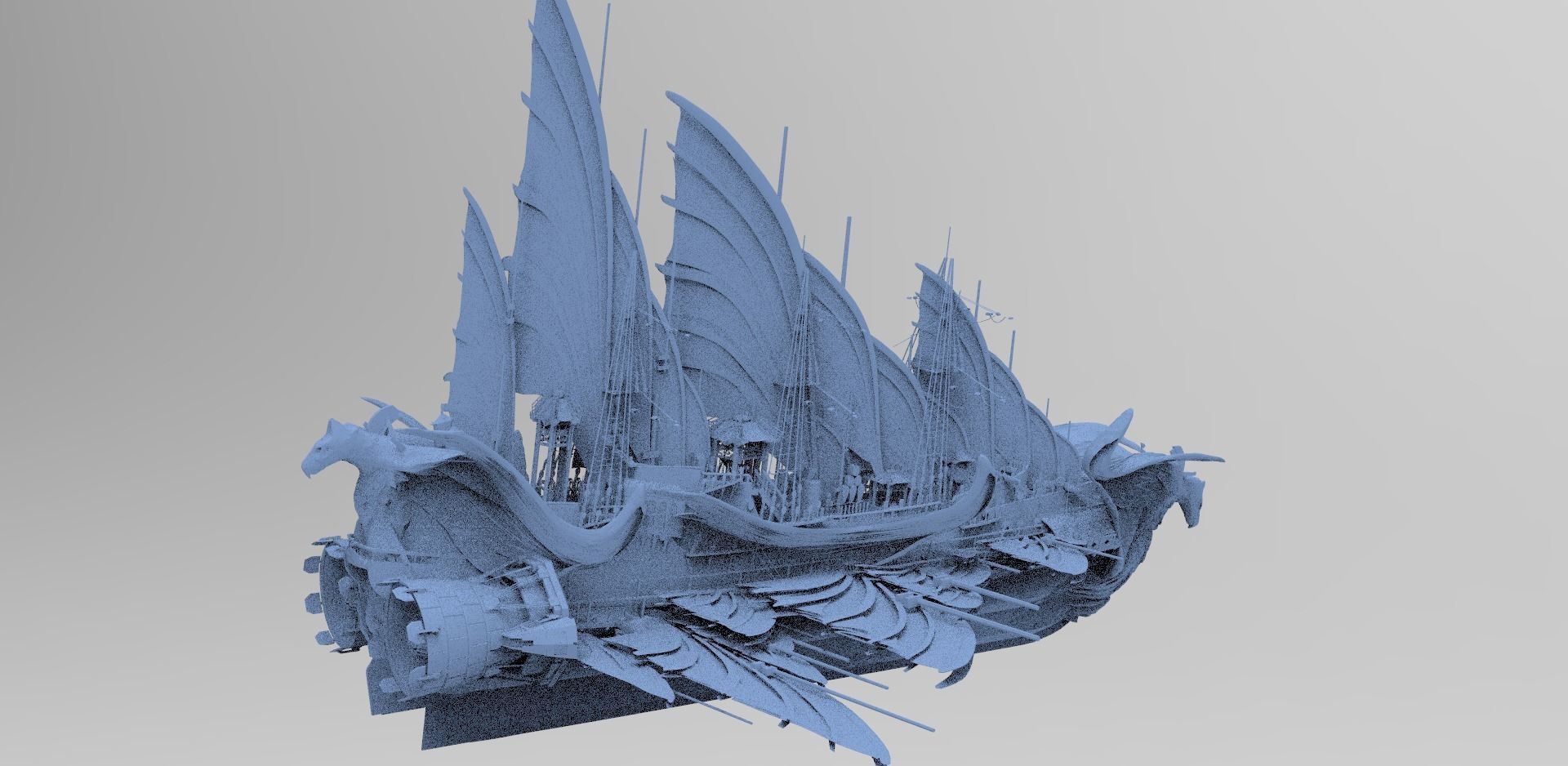 Eagle Fang Master Kings Airship 3 3D model_1