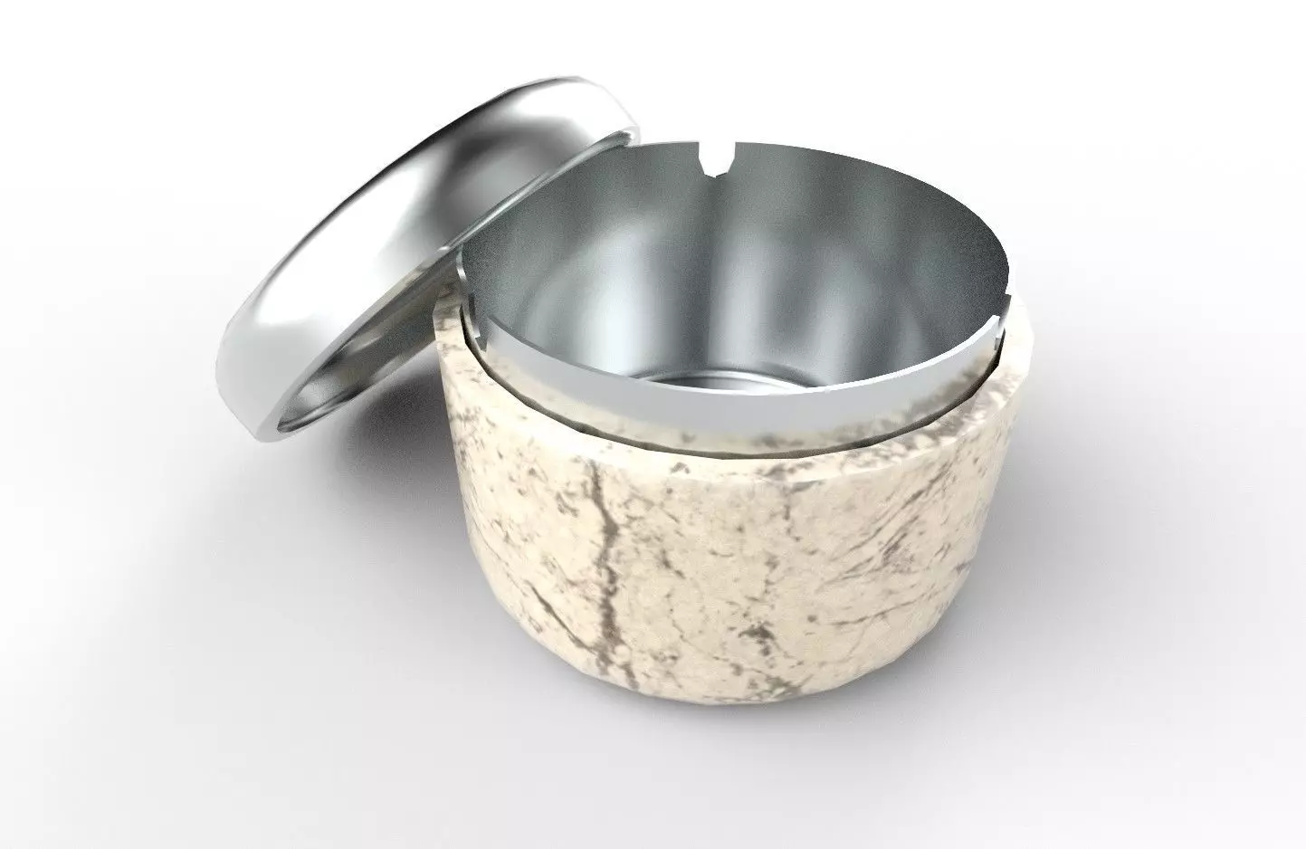 Ashtray M1 Low-poly 3D model
