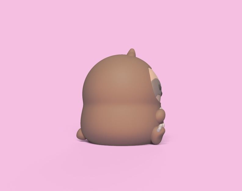 Baby Sloth 3D print model_1