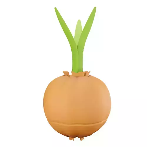 Garlic onion - plastic toy