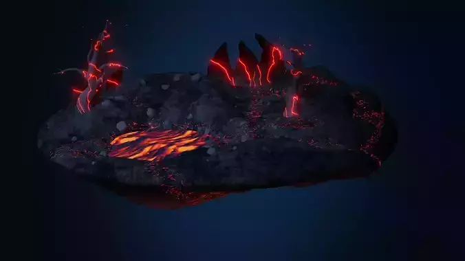 Volcanic Floating Island