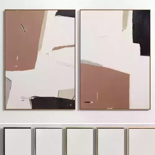 Plaster Two Photo Frame E-29