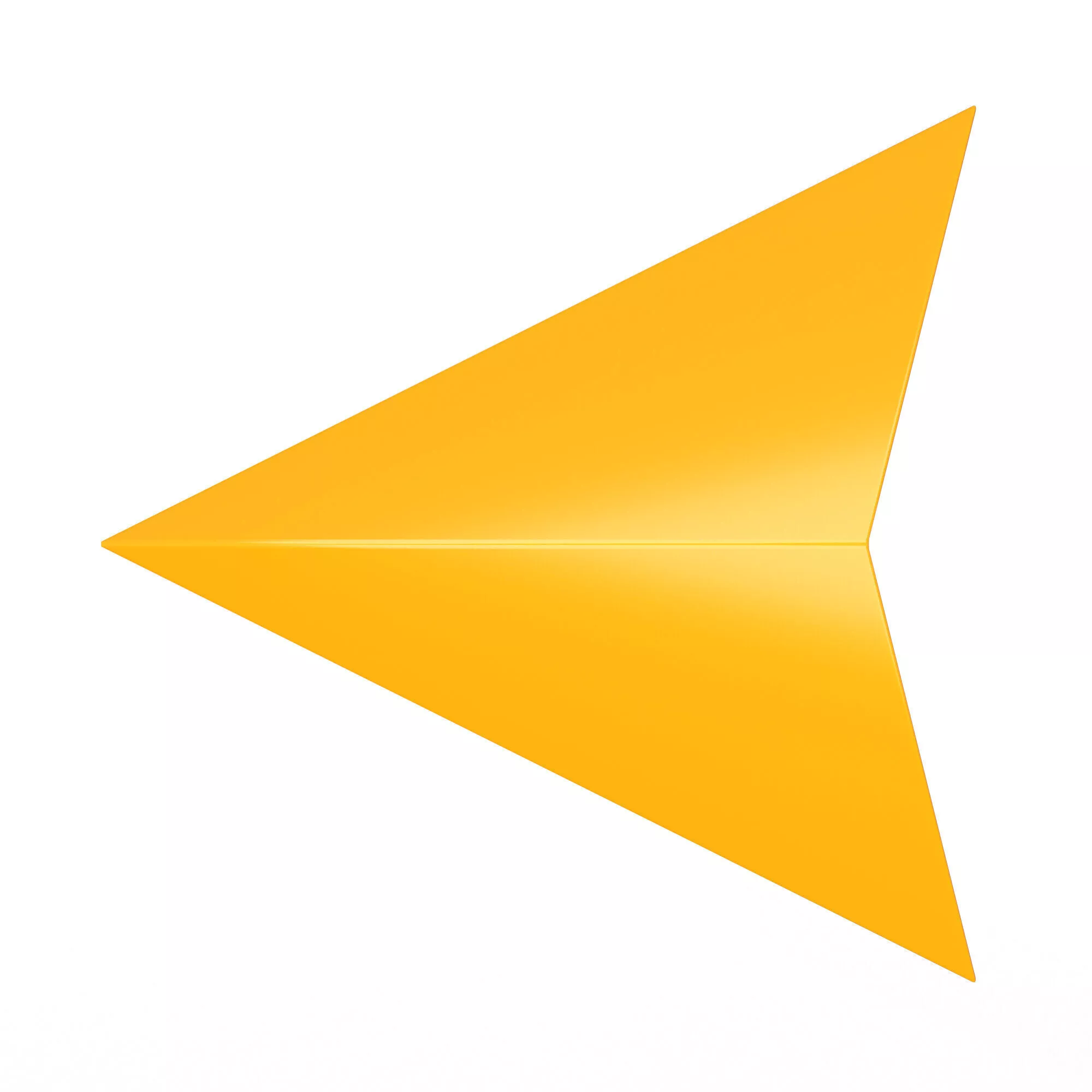 Navigation Map Arrow Low-poly 3D model