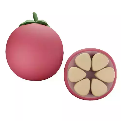 Mangosteen pomegranate fruit toy