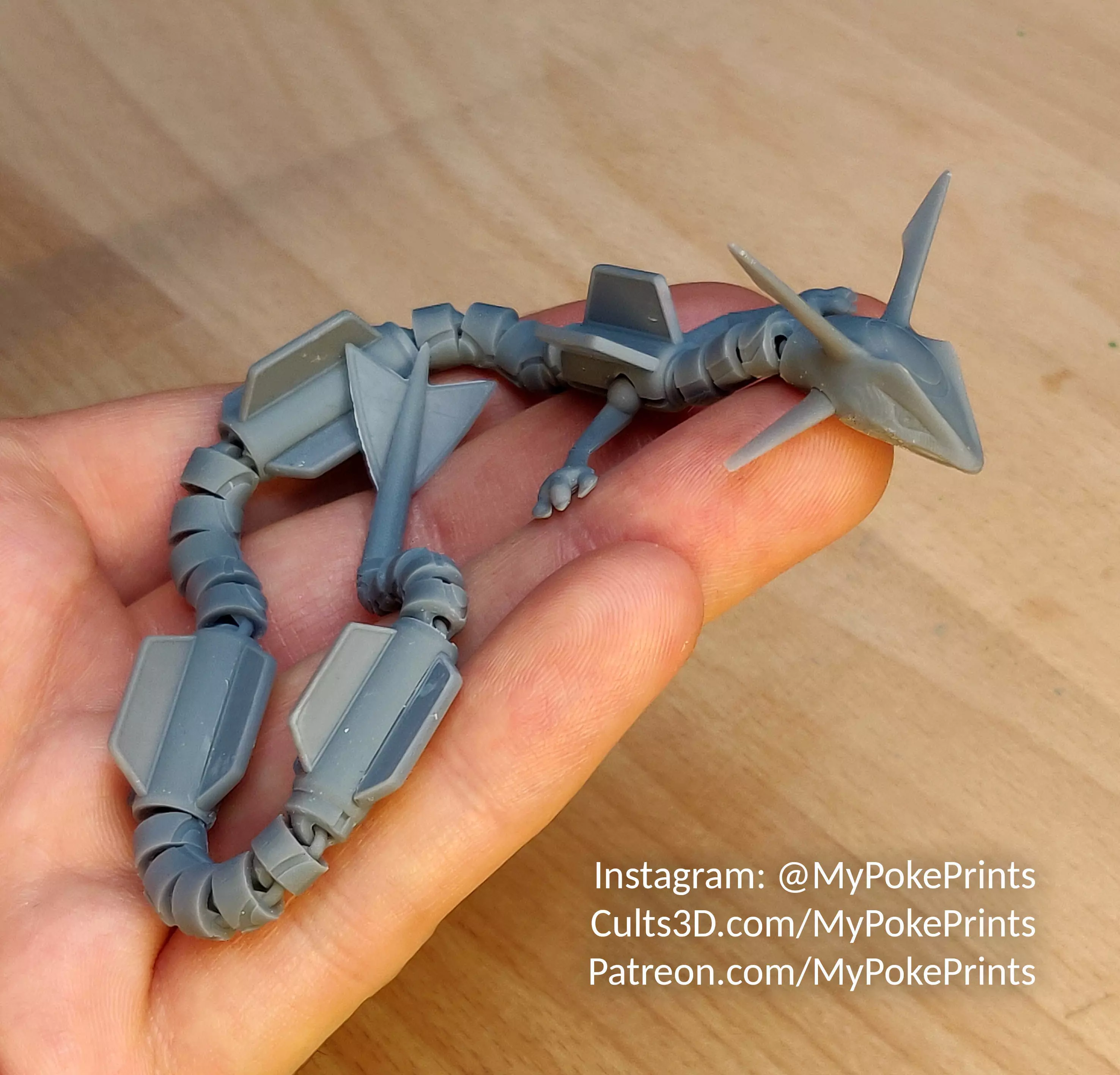 FREE - RAYQUAZA FLEXIBLE POKEMON DRAGON Free 3D print model