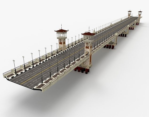 Bridge of stanley alexandria 3D model