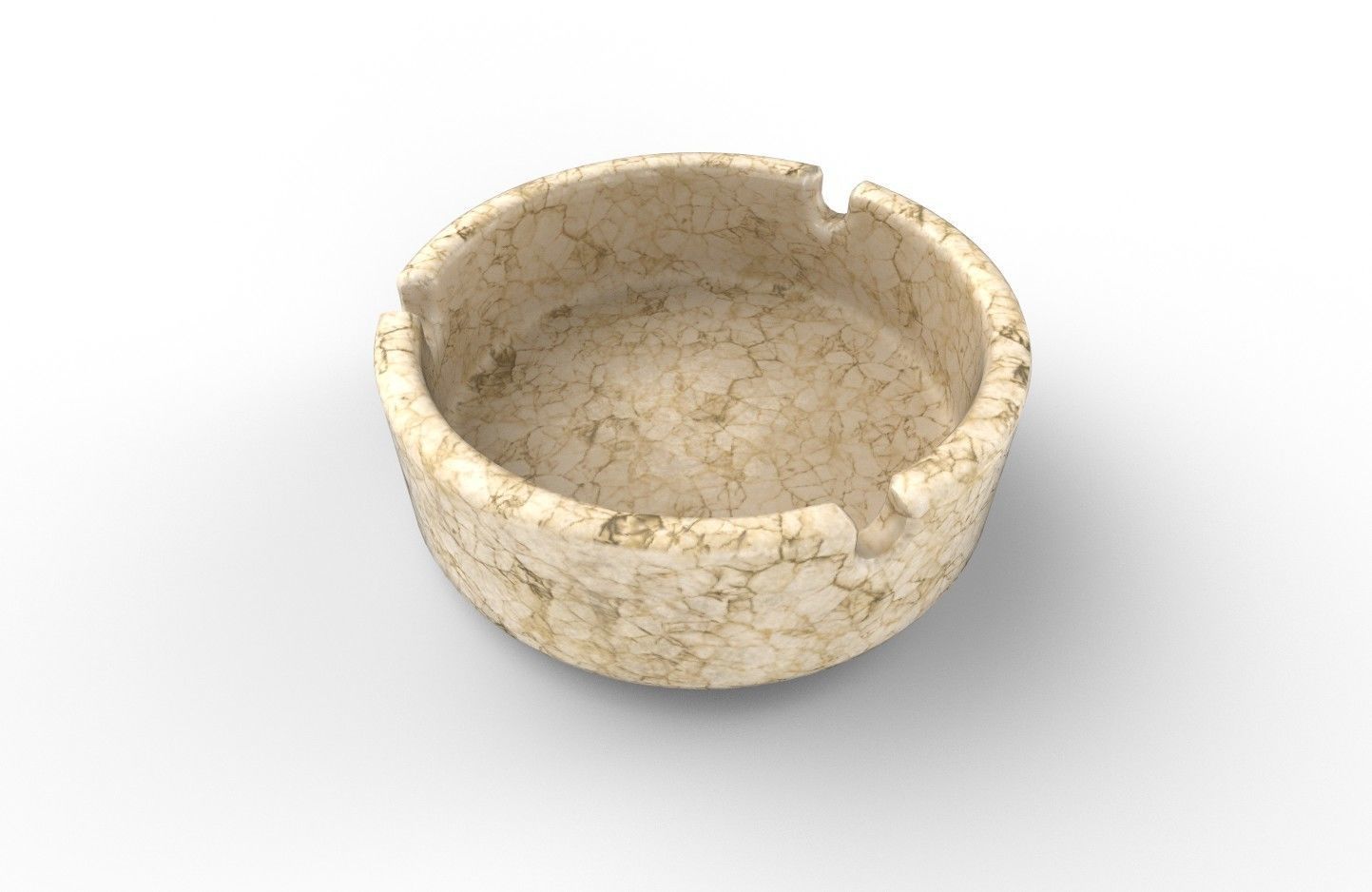 Ashtray M3 Low-poly 3D model_11
