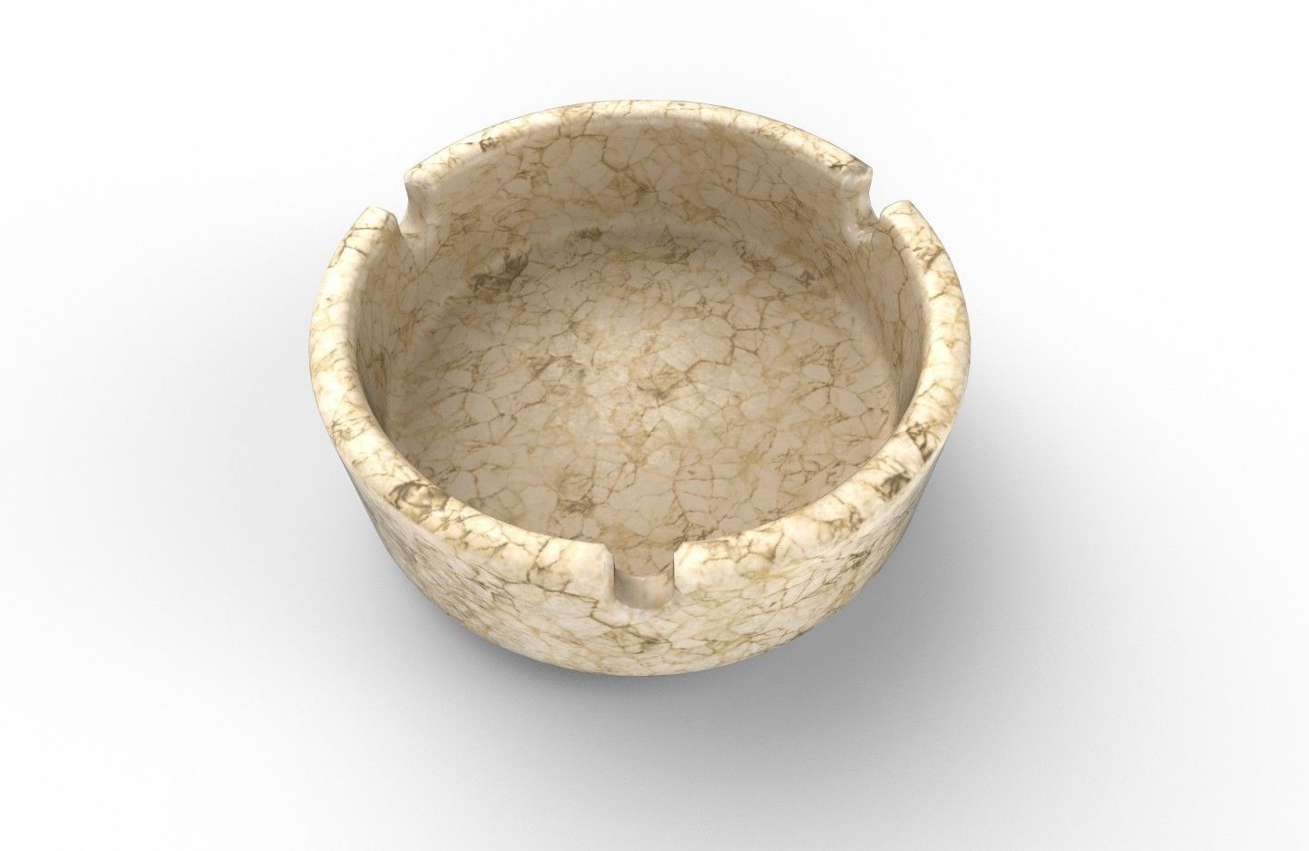 Ashtray M3 Low-poly 3D model_15