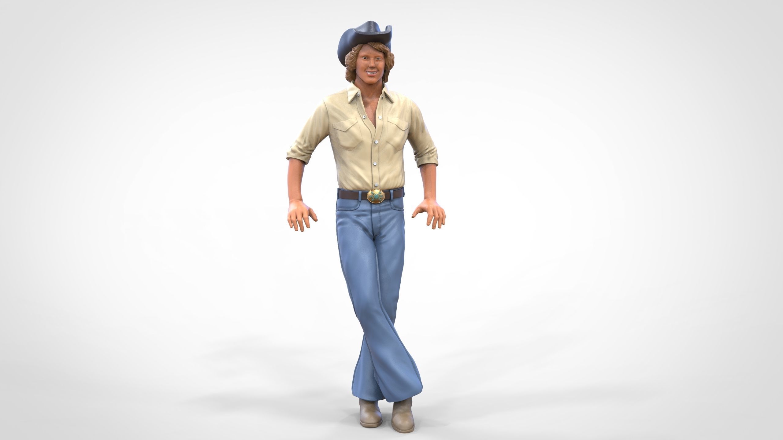 N1 Bo Duke The dukes of Hazzard 3D print model_38