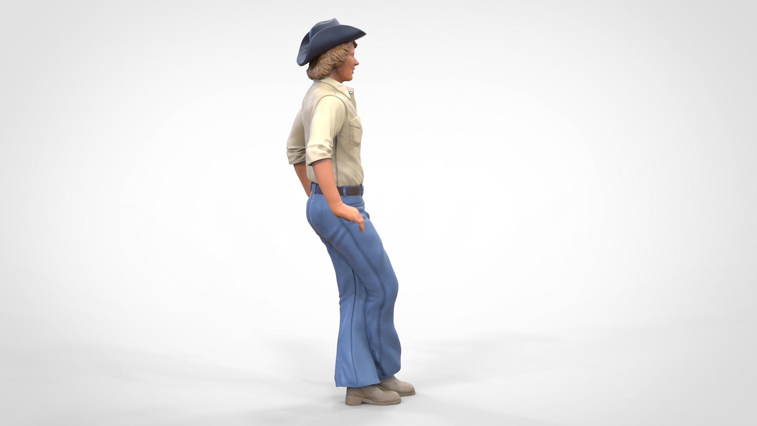N1 Bo Duke The dukes of Hazzard 3D print model_29