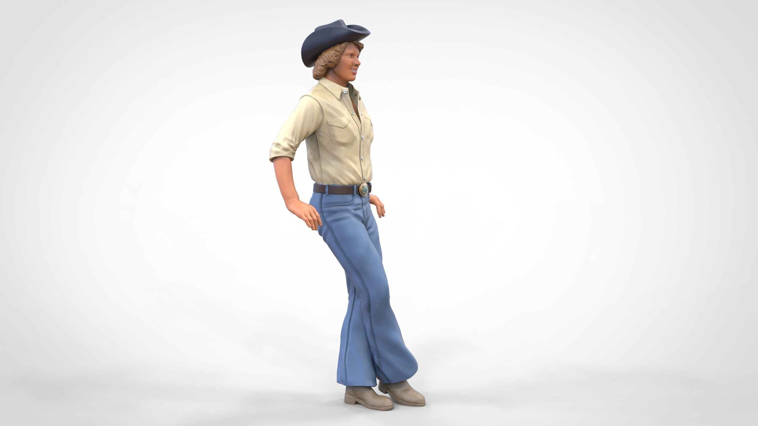 N1 Bo Duke The dukes of Hazzard 3D print model_33