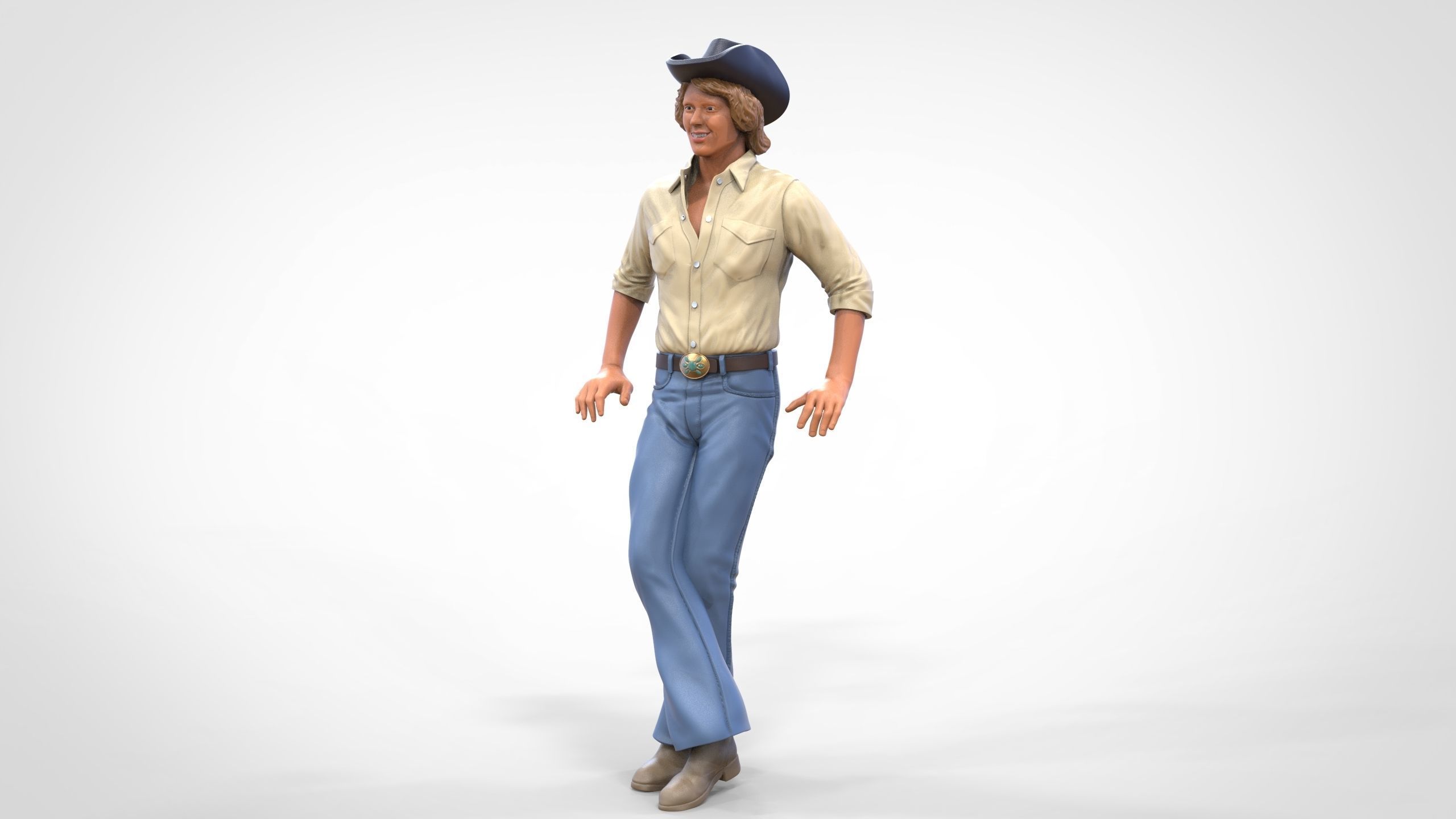 N1 Bo Duke The dukes of Hazzard 3D print model_6