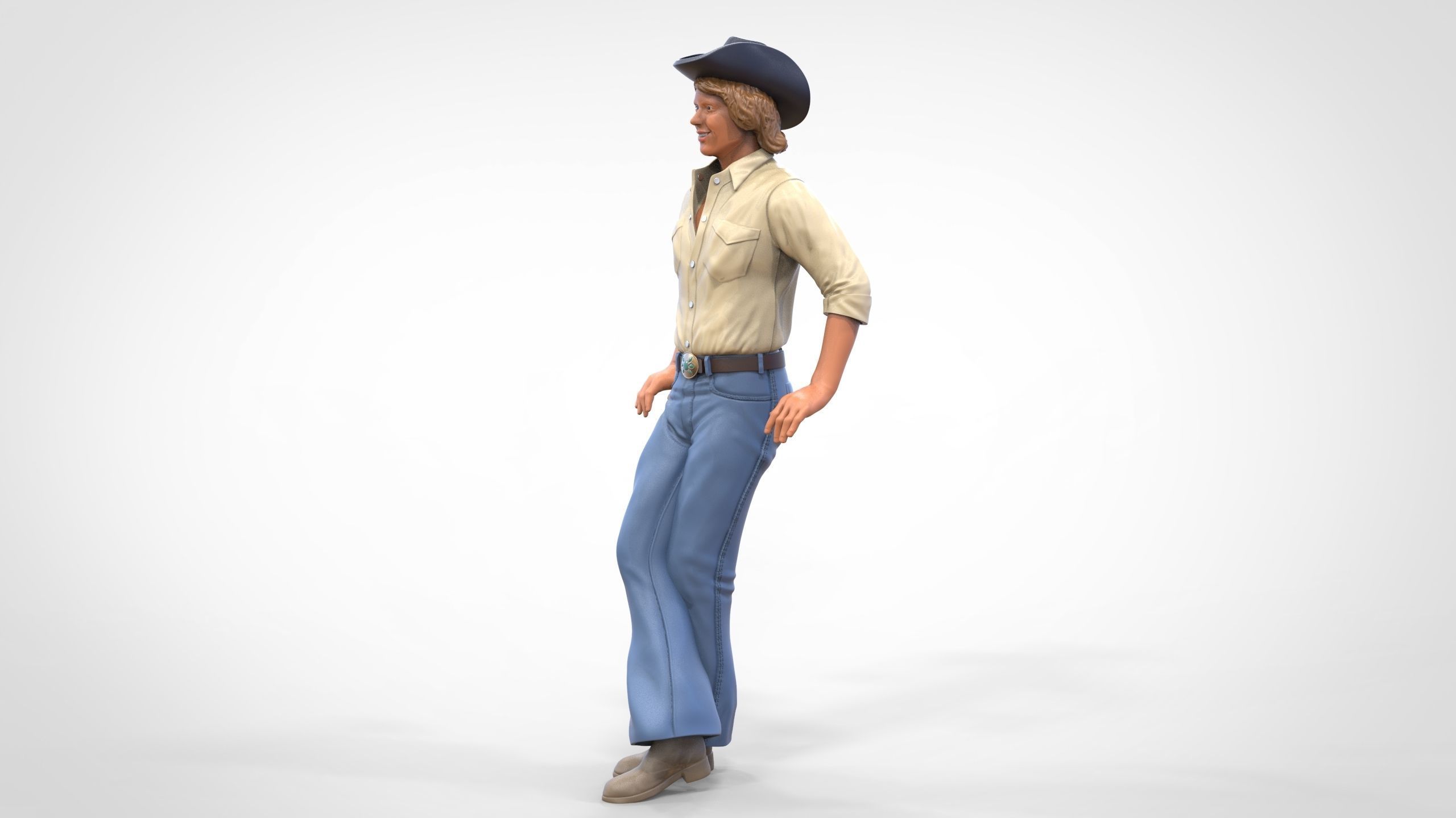 N1 Bo Duke The dukes of Hazzard 3D print model_9