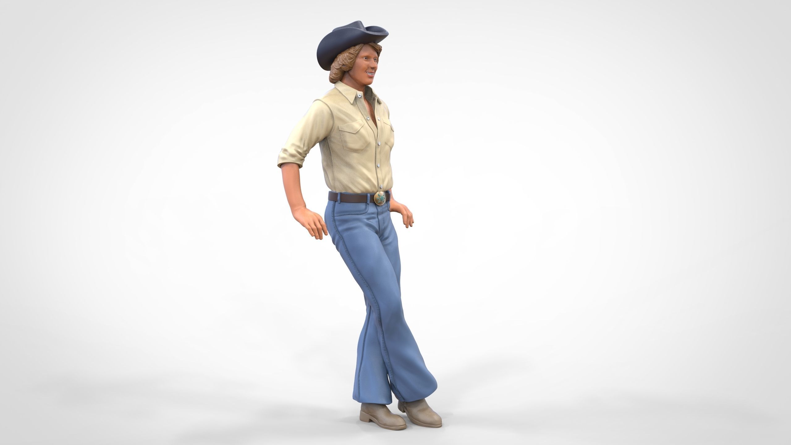 N1 Bo Duke The dukes of Hazzard 3D print model_34