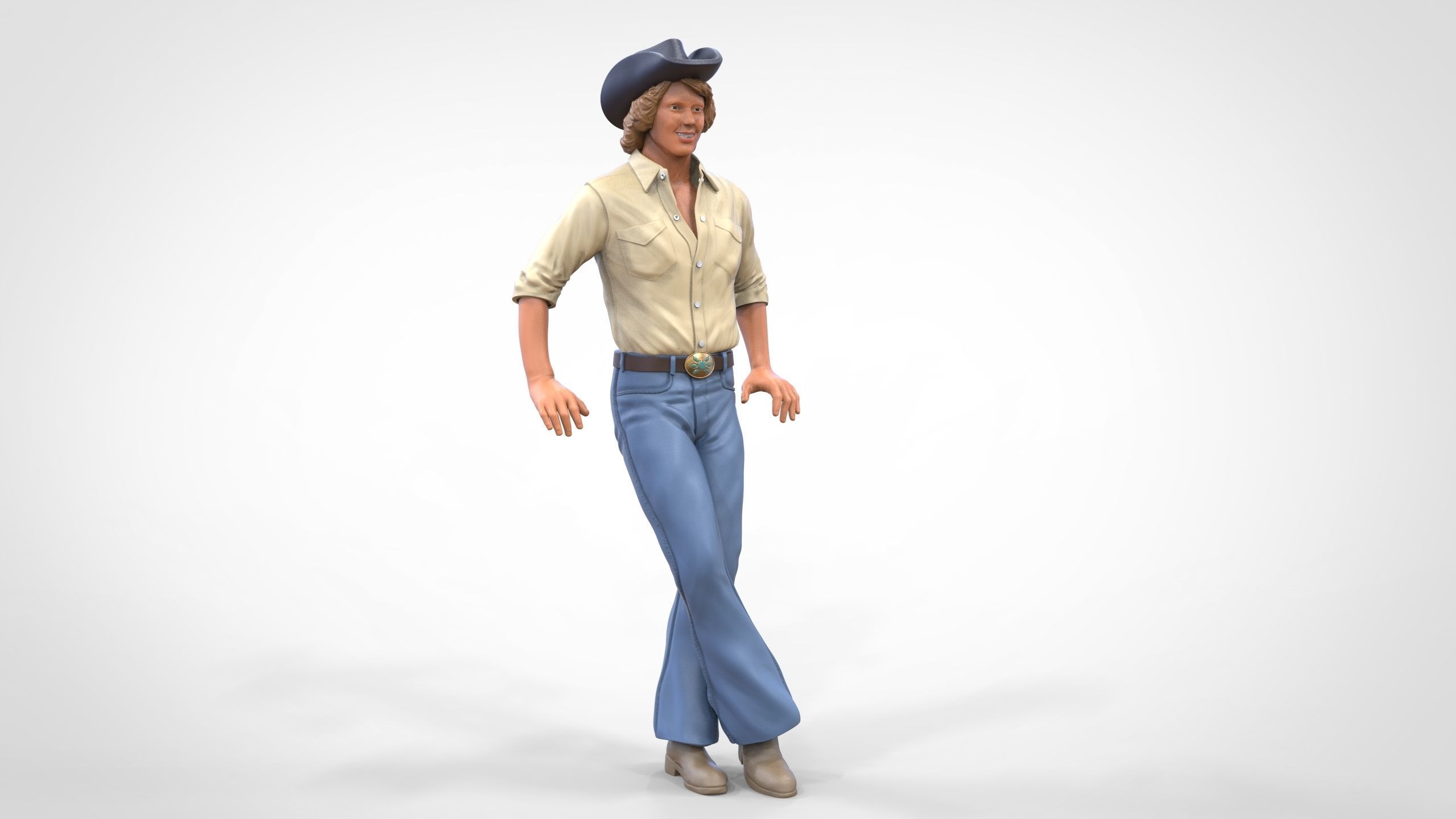 N1 Bo Duke The dukes of Hazzard 3D print model_36