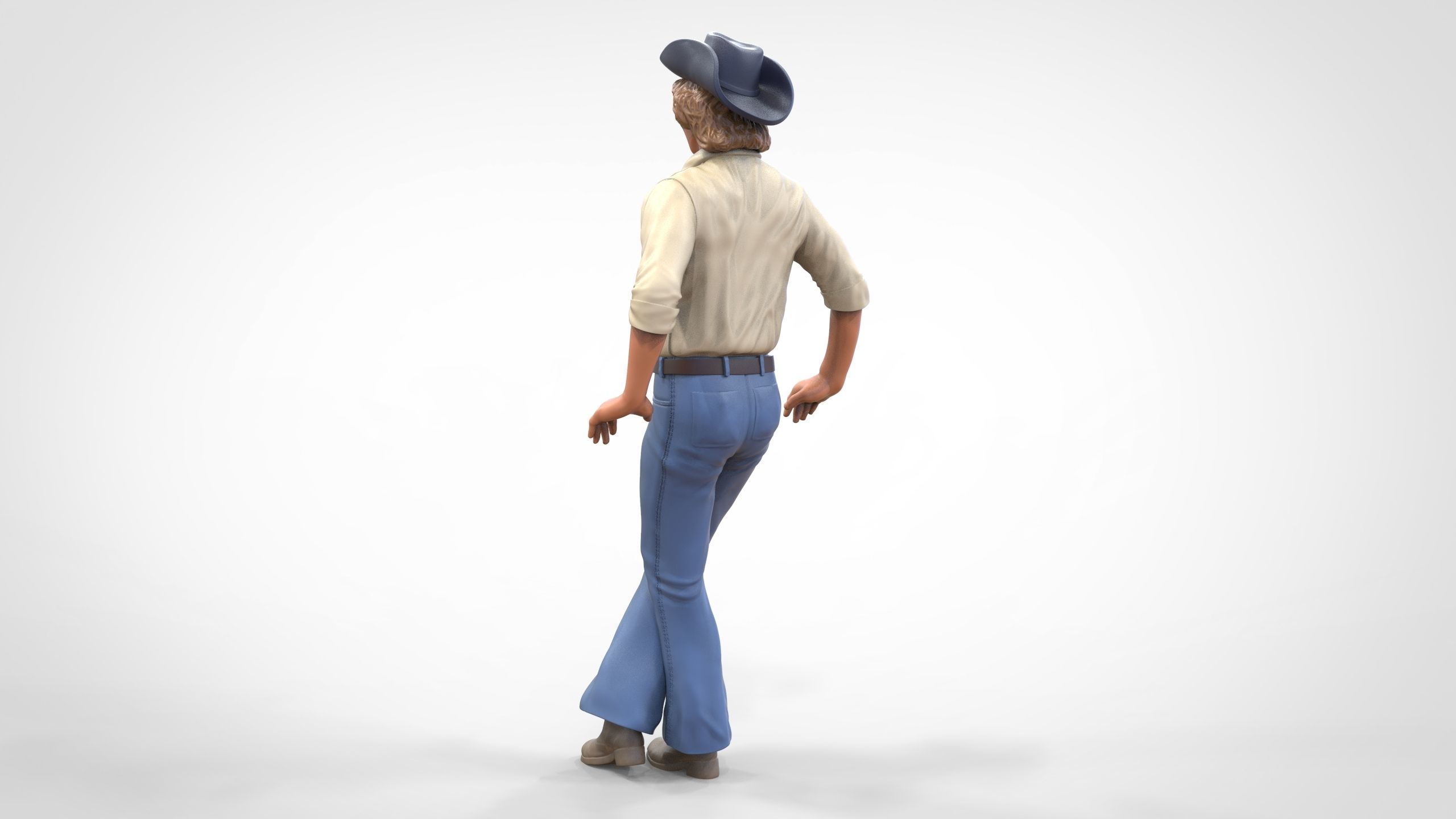 N1 Bo Duke The dukes of Hazzard 3D print model_17