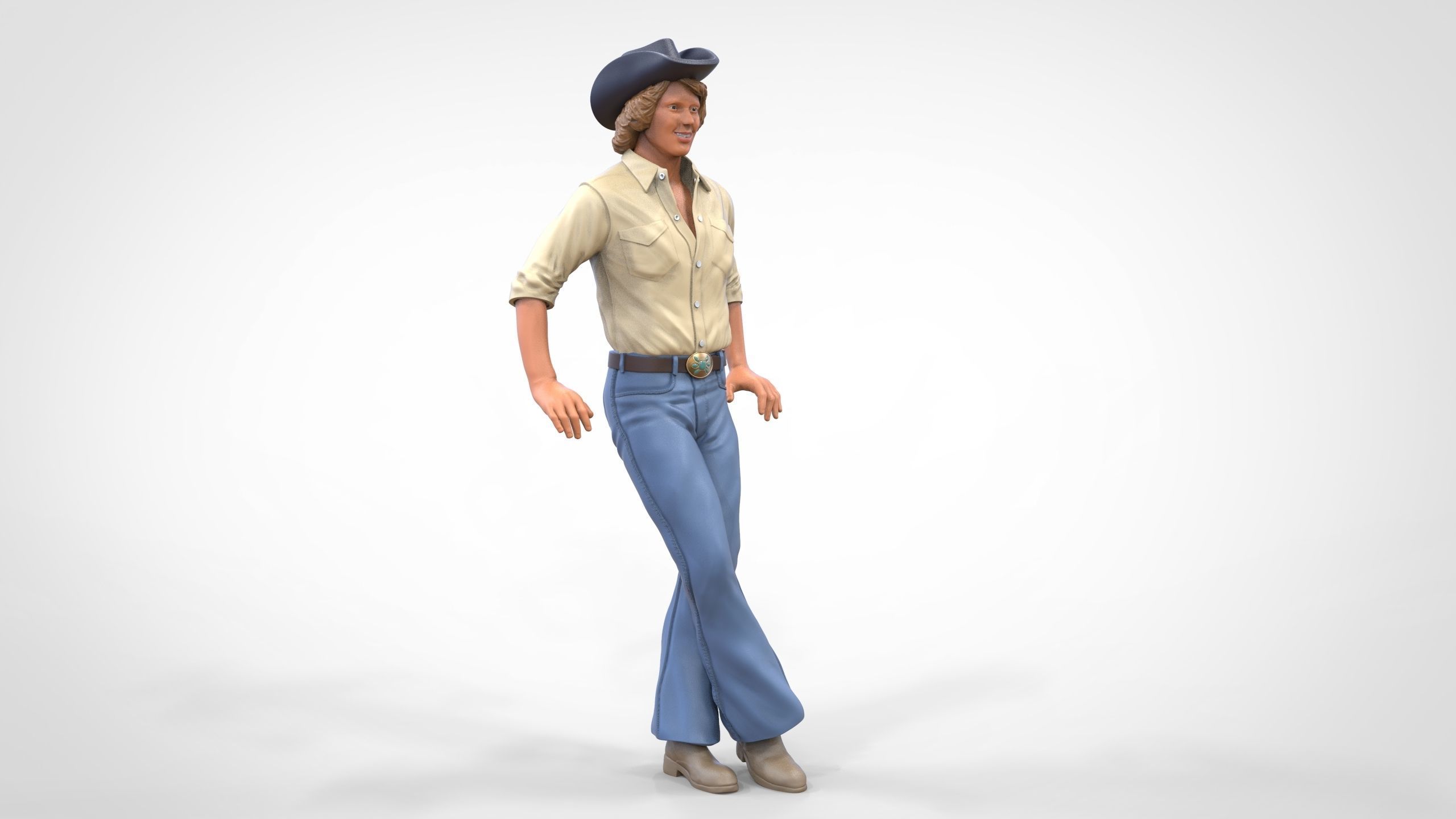 N1 Bo Duke The dukes of Hazzard 3D print model_35