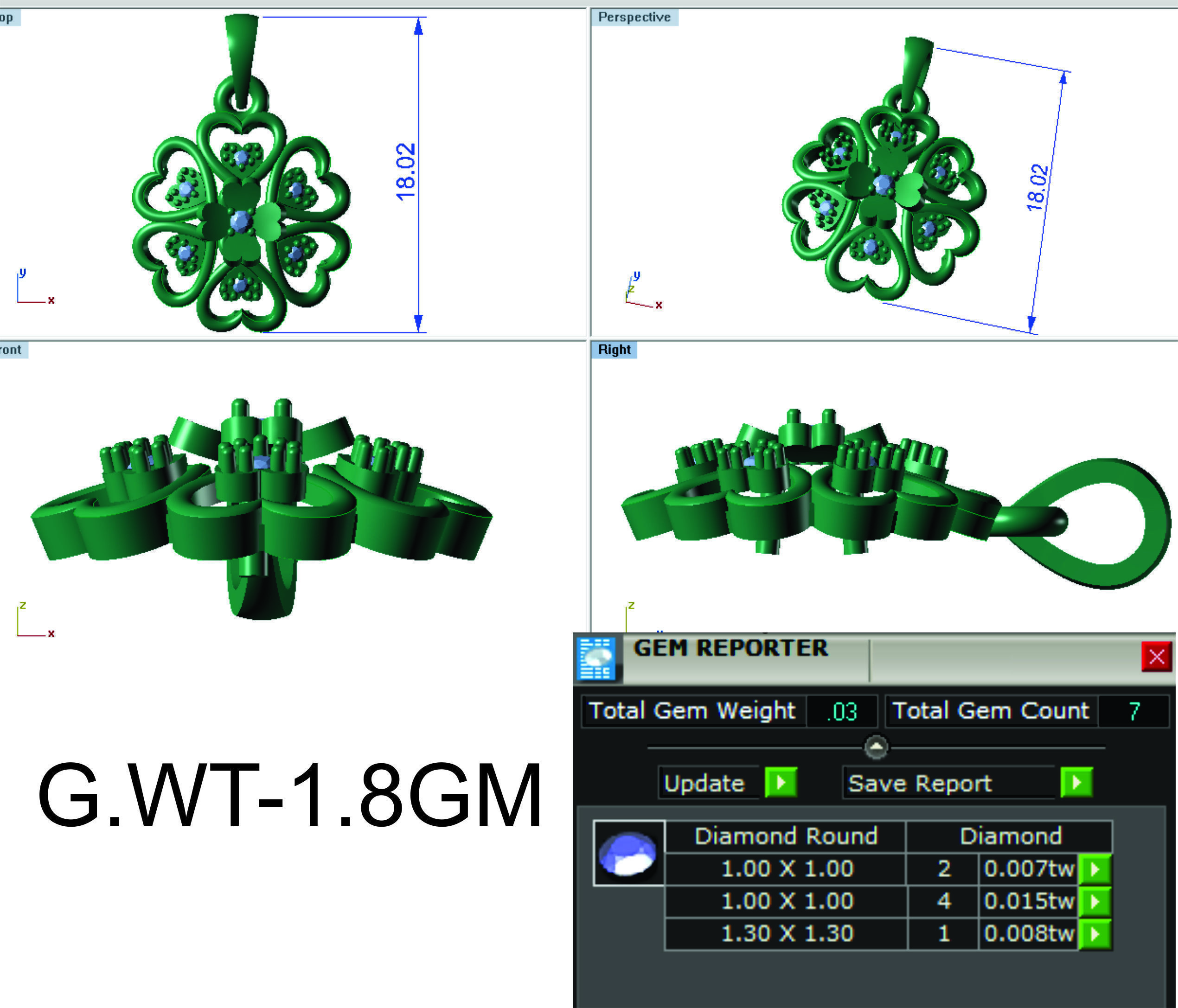 Earrings Collection lego flower 3D print model_6