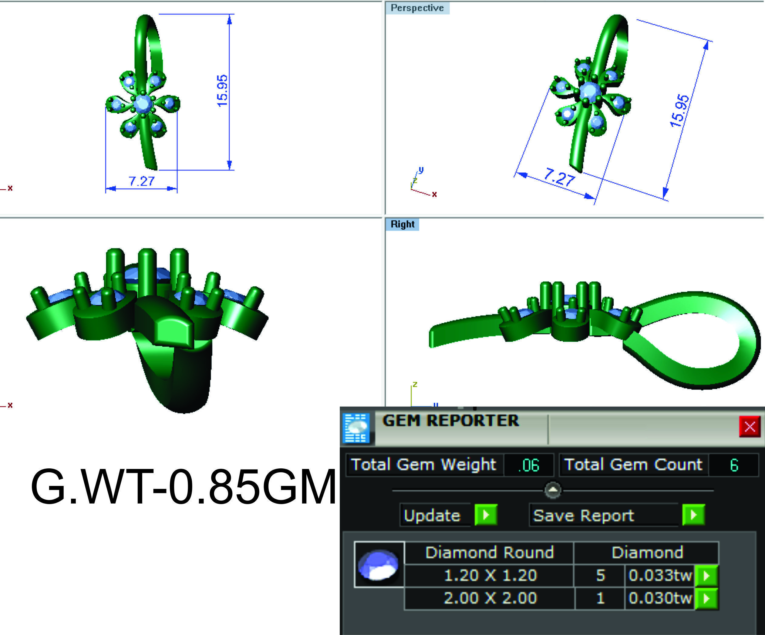 Earrings Collection lego flower 3D print model_16