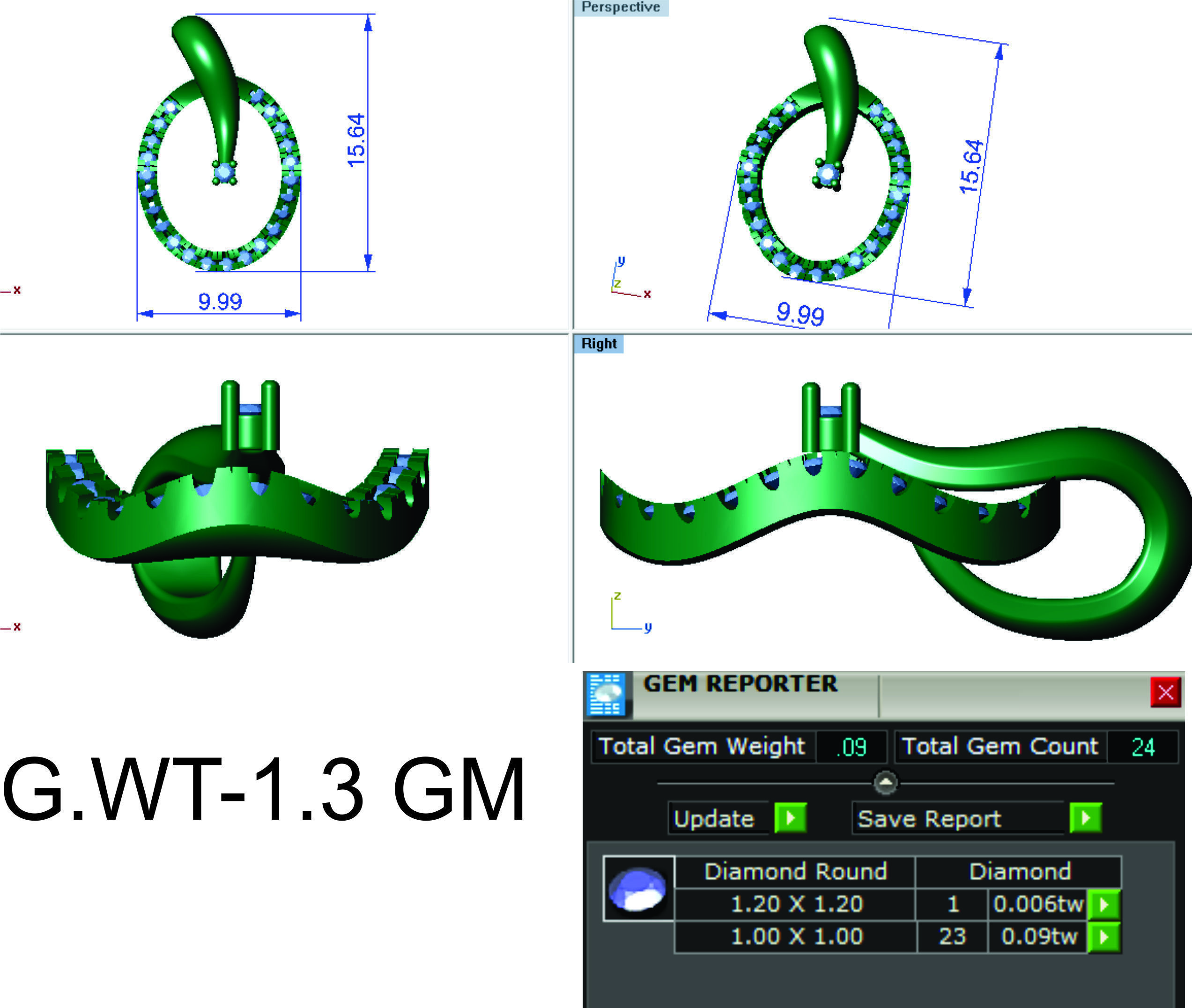 Earrings Collection lego flower 3D print model_12