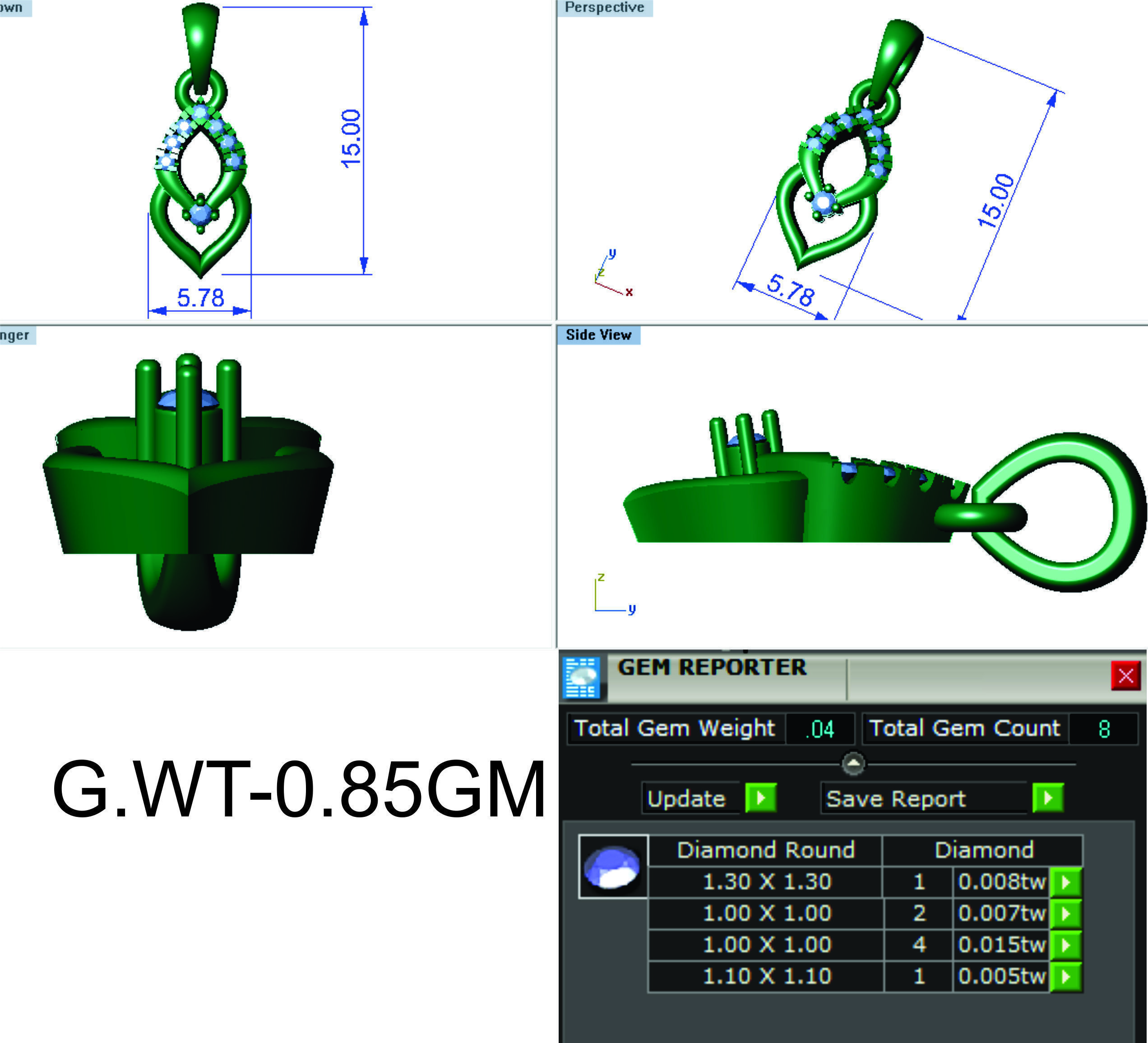 Earrings Collection lego flower 3D print model_19
