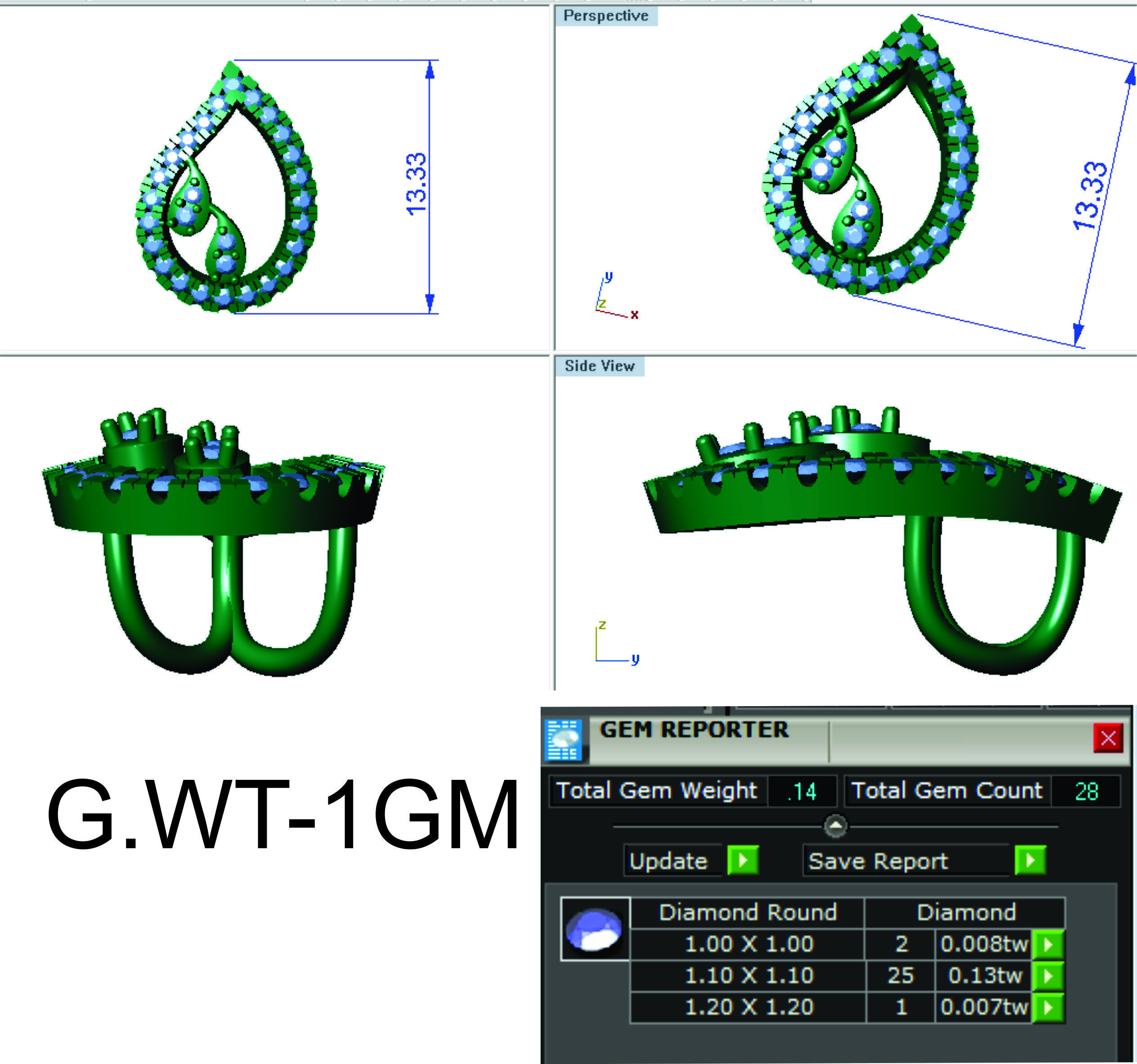 Earrings Collection lego flower 3D print model_27