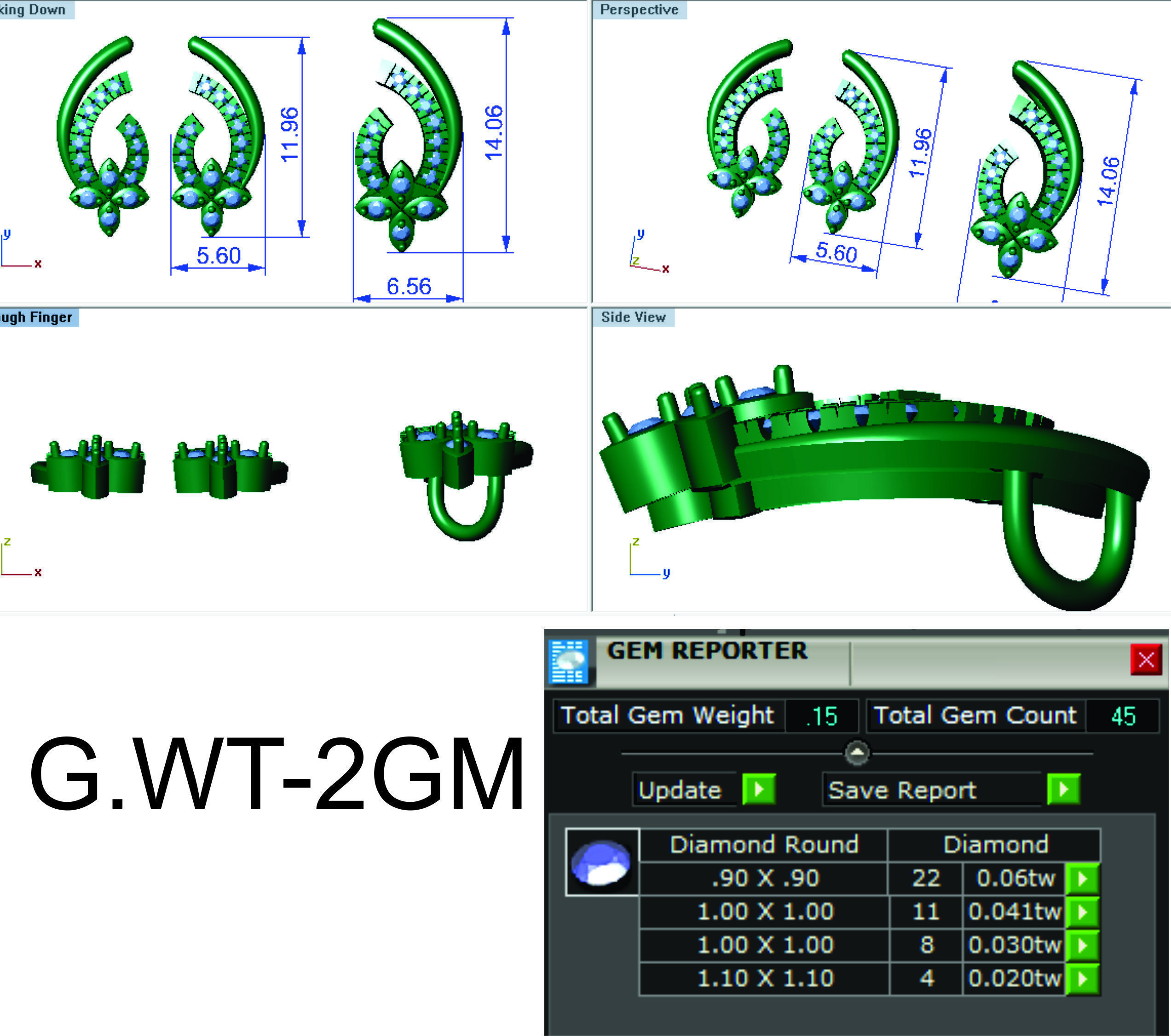 Earrings Collection lego flower 3D print model_88