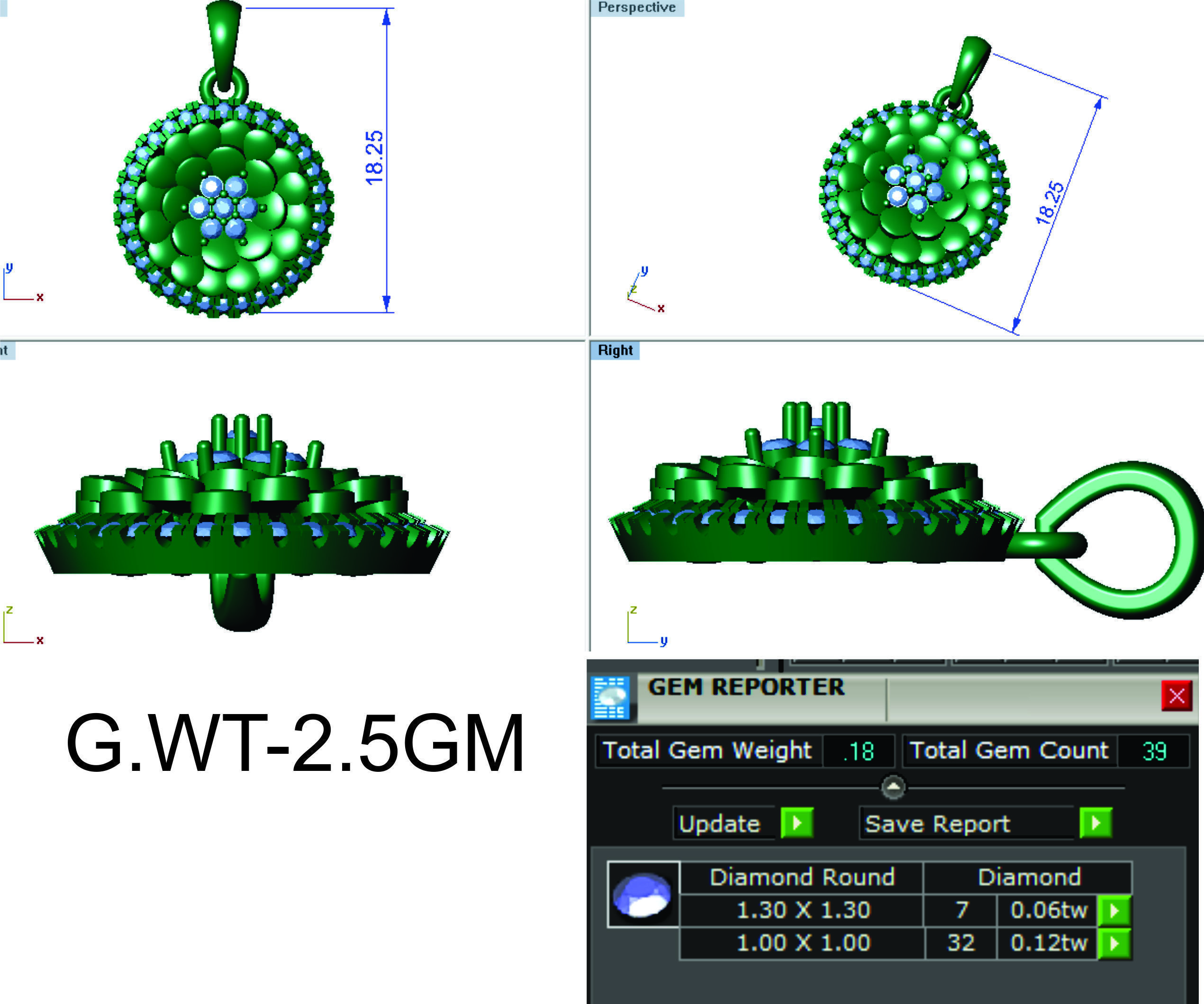 Earrings Collection lego flower 3D print model_20