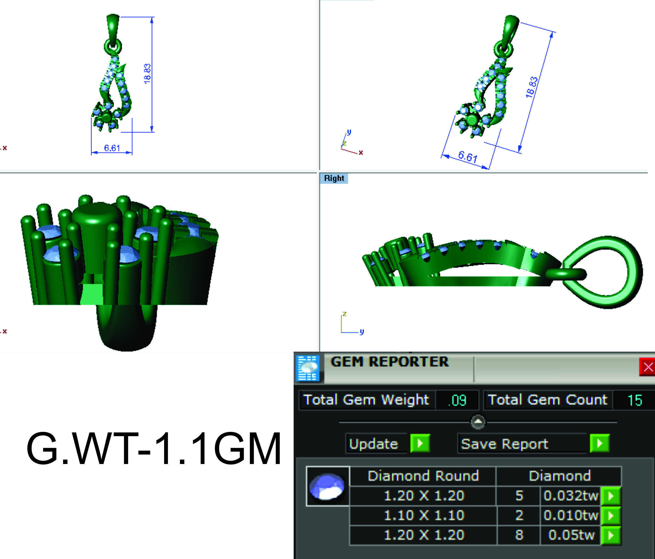 Earrings Collection lego flower 3D print model_18