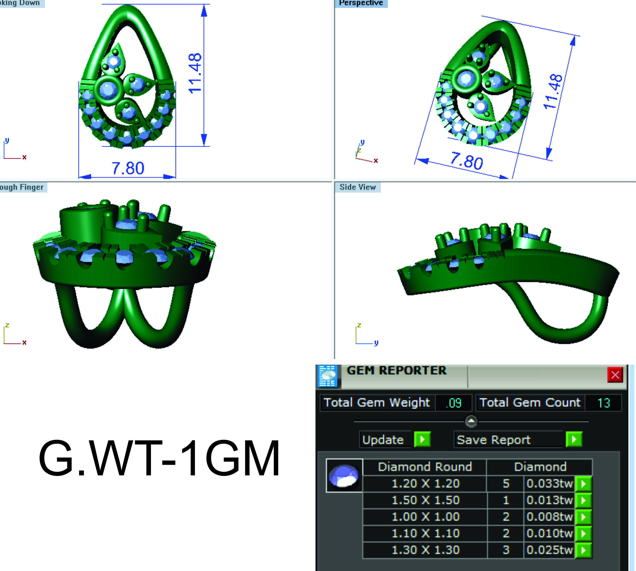 Earrings Collection lego flower 3D print model_26