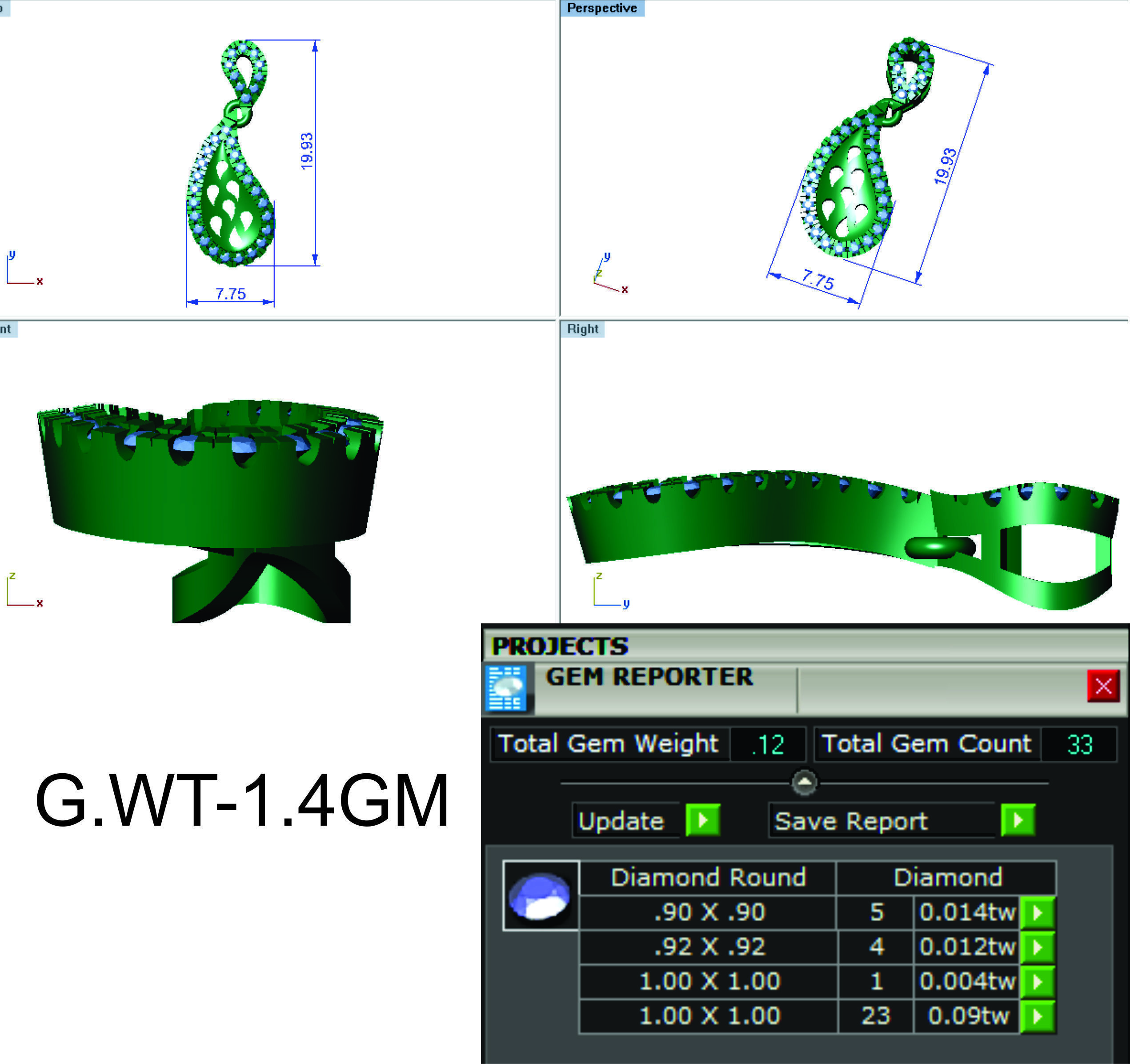 Earrings Collection lego flower 3D print model_35