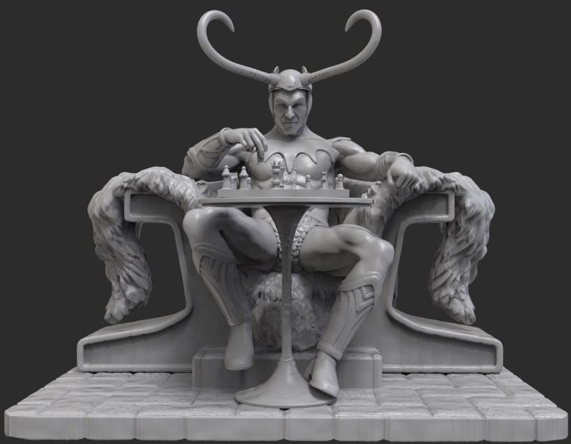 LOKI CHESSBOARD EDS 3D print model_3