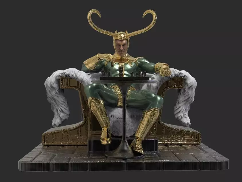 LOKI CHESSBOARD EDS 3D print model_0