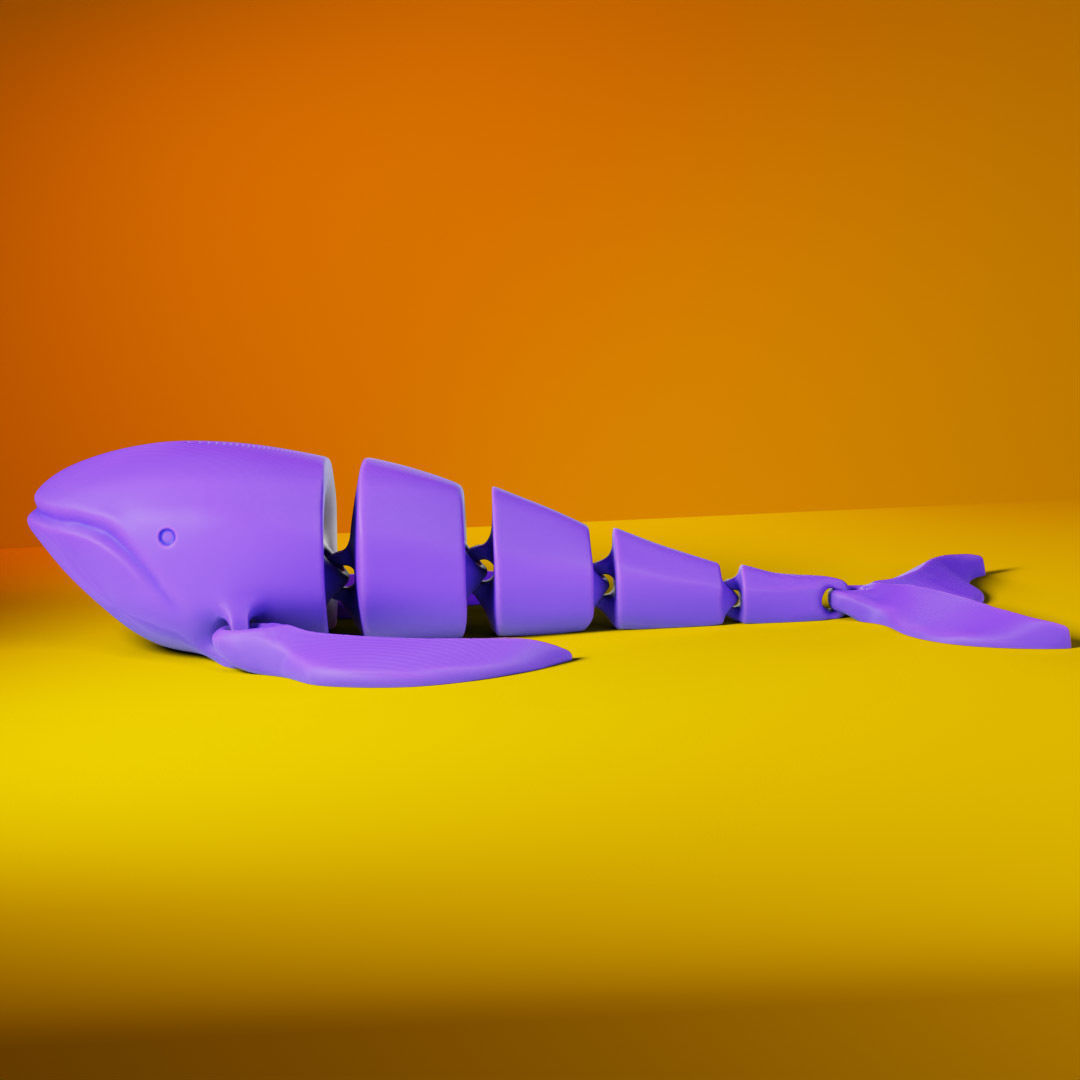 FLEXI WHALE 3D print model_5