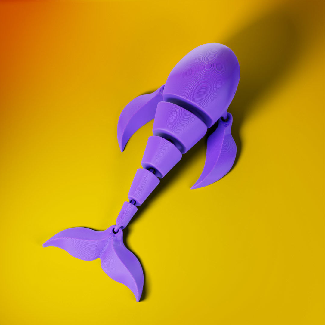 FLEXI WHALE 3D print model_3