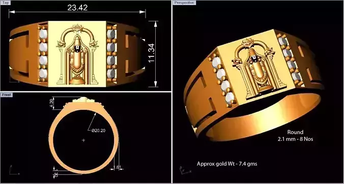 Jewelry Collection gold ring design