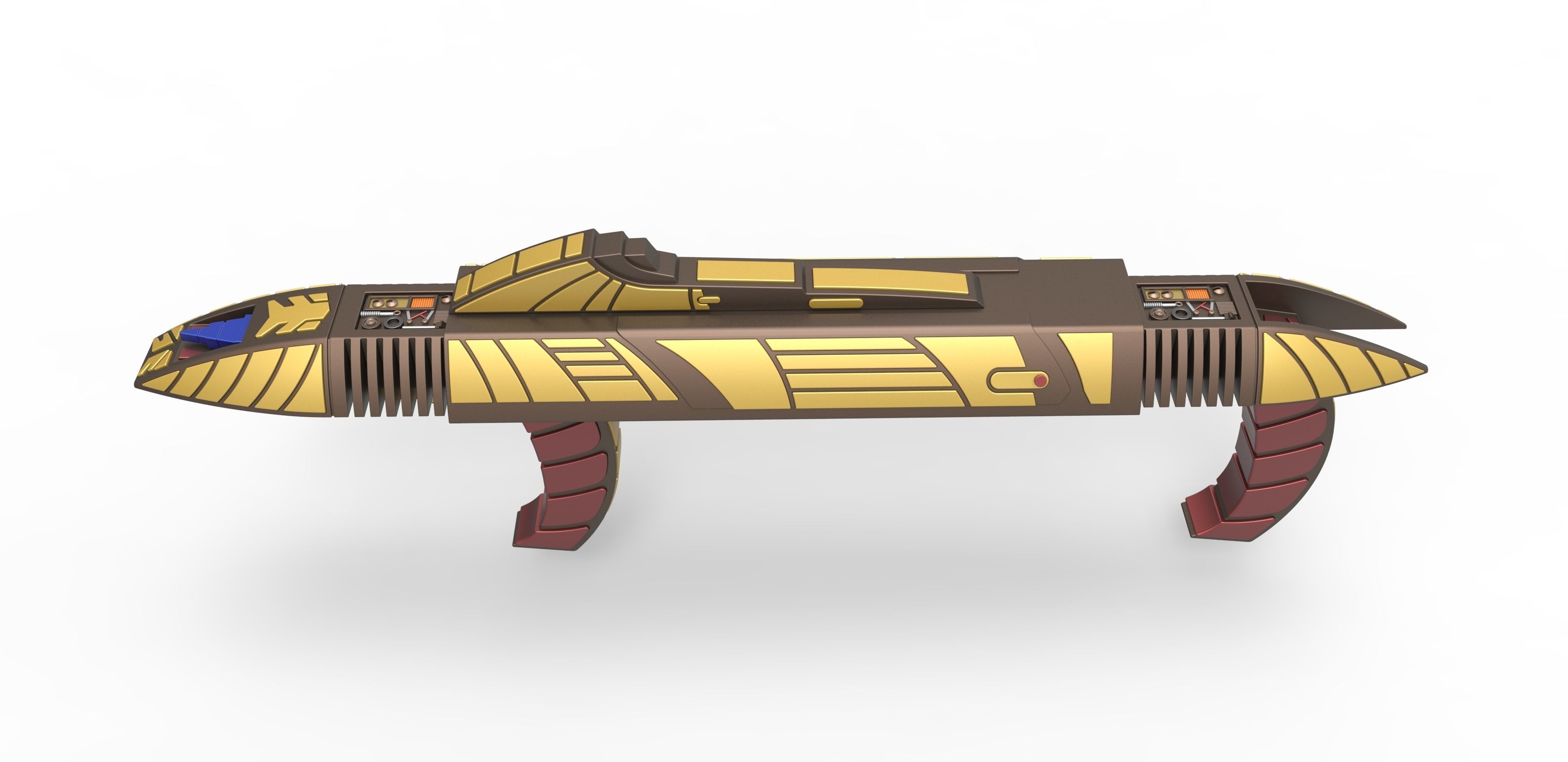 Cardassian phaser rifle from Star Trek Deep Space Nine 3D print model_8