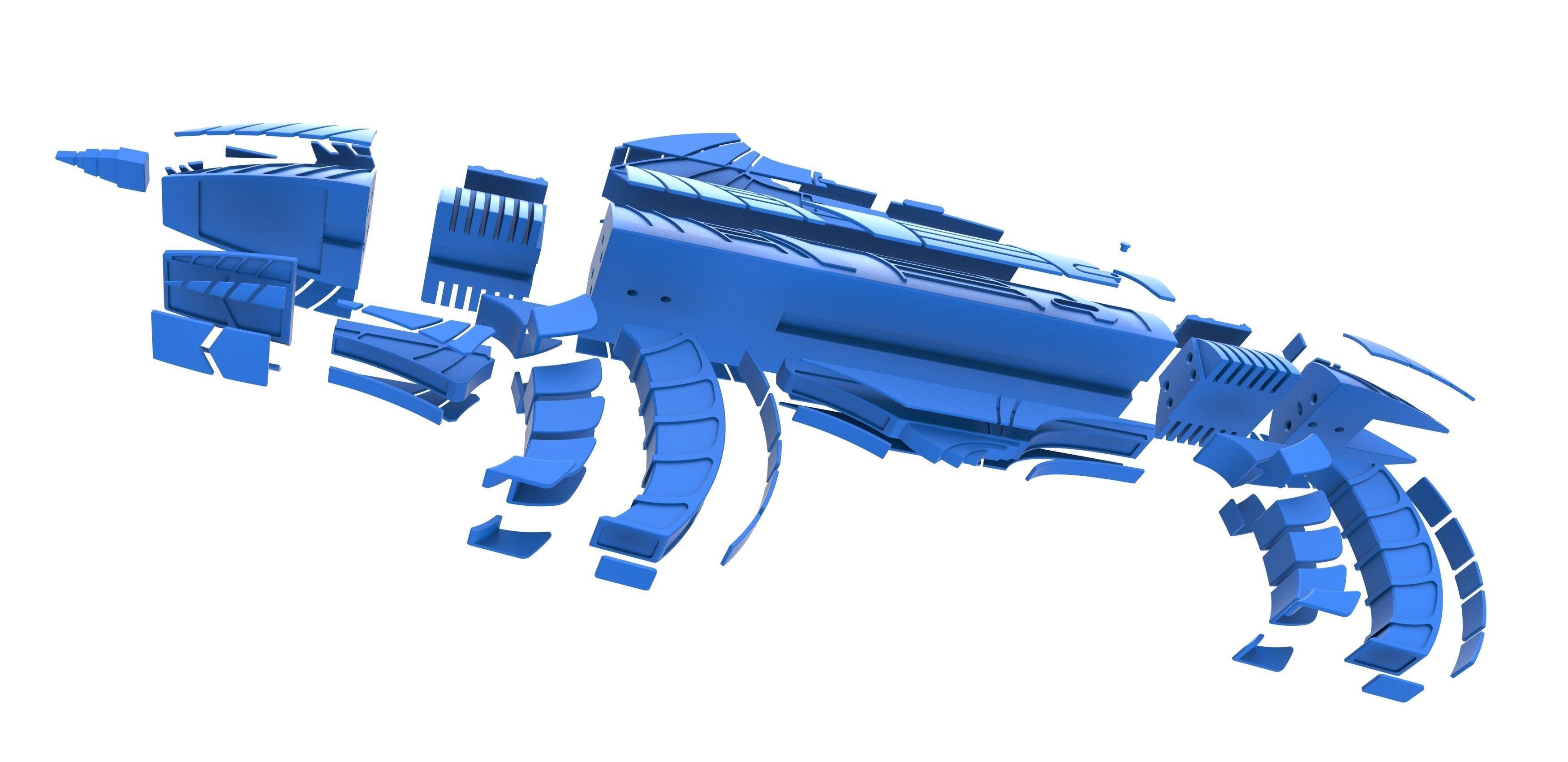 Cardassian phaser rifle from Star Trek Deep Space Nine 3D print model_26