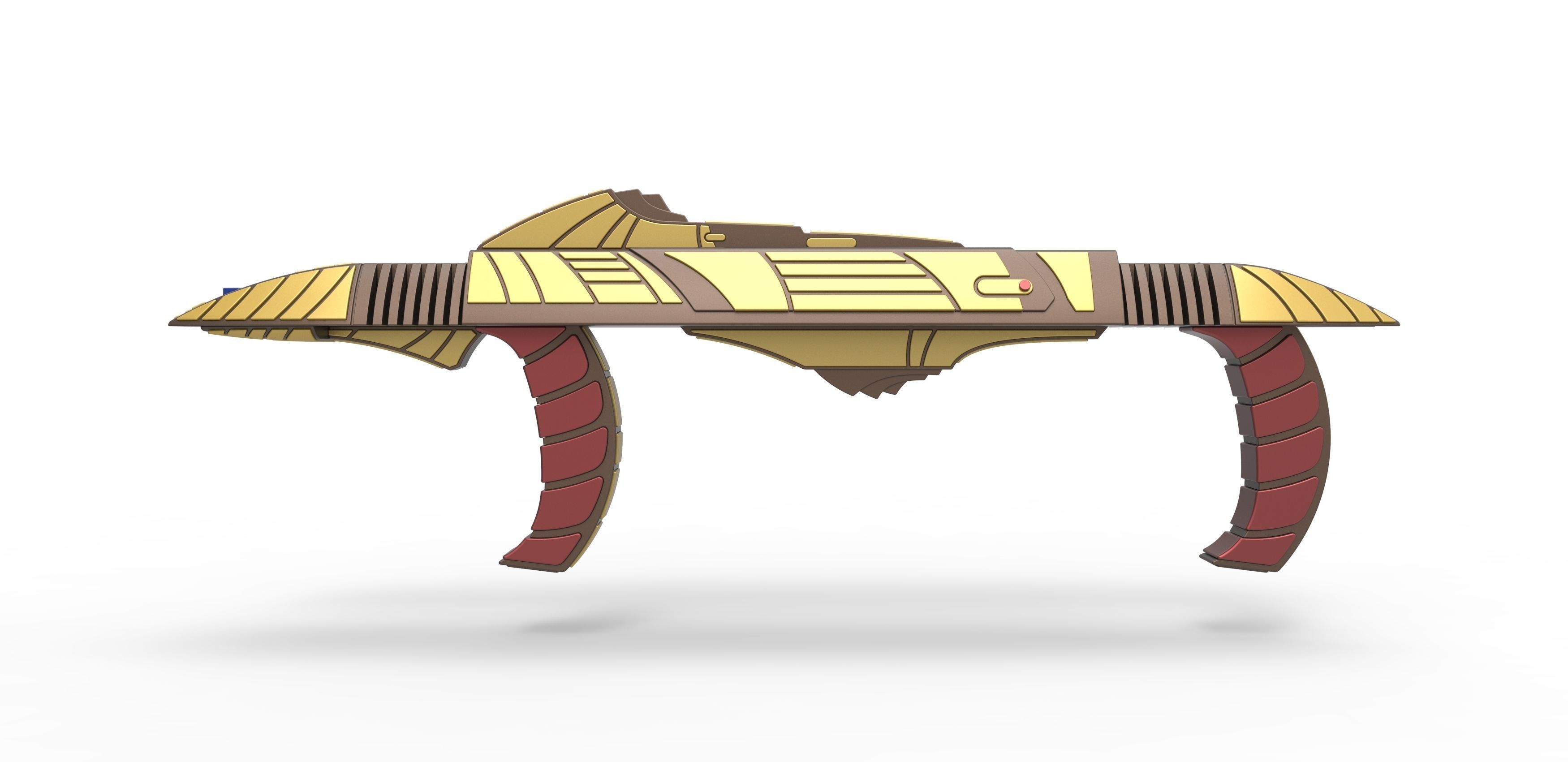 Cardassian phaser rifle from Star Trek Deep Space Nine 3D print model_7