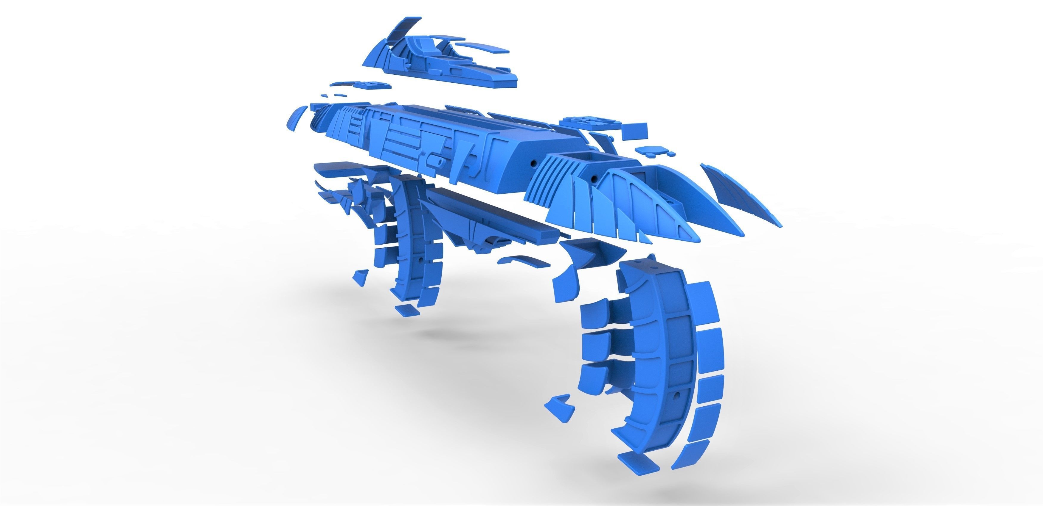 Cardassian phaser rifle from Star Trek Deep Space Nine 3D print model_33