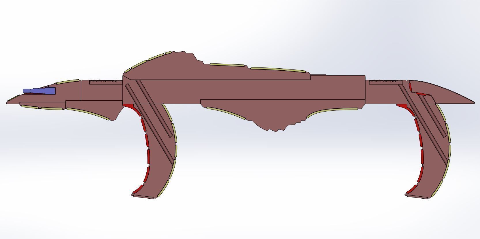 Cardassian phaser rifle from Star Trek Deep Space Nine 3D print model_35